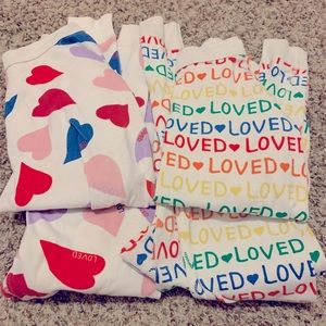 2 pair of Hanna Andersson kids pajamas - pre-loved condition